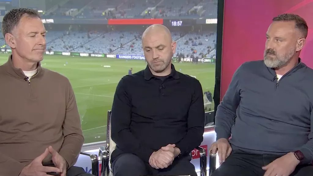 Kris Boyd is savaged in a viral clip as Chris Sutton’s four-word Celtic jibe about Rangers comes true.