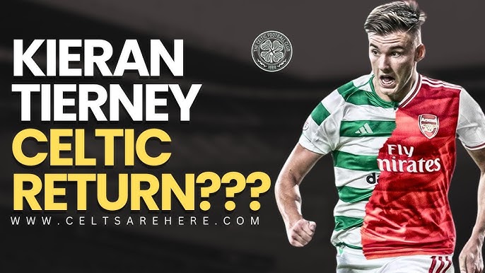 ‘Massive problem’ – Gary Neville makes Kieran Tierney Rangers claim ahead of Celtic return